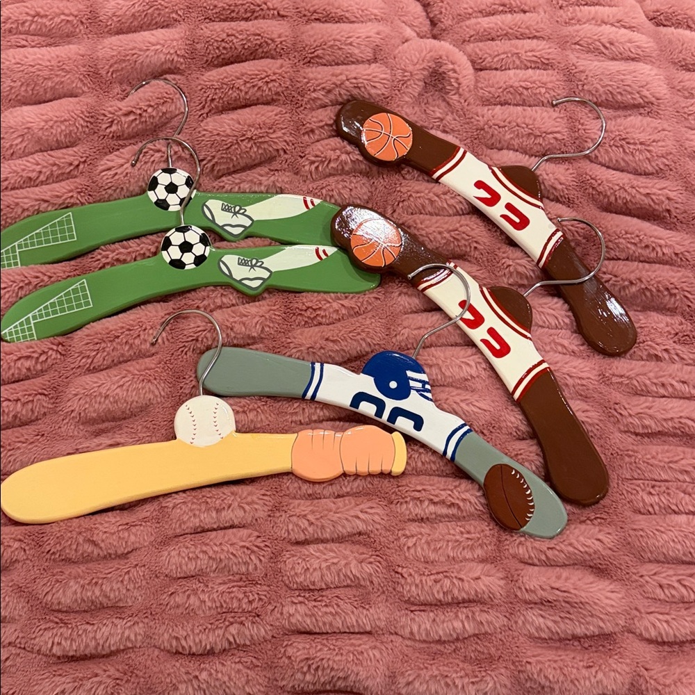 Boys wooden hangers